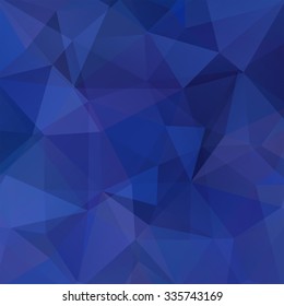 abstract background consisting of dark blue triangles, vector illustration