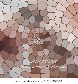  Abstract background consisting of elements of different shapes, arranged in the style of a mosaic. Vector illustration.