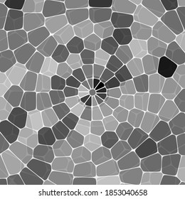 Abstract background consisting of elements of different shapes, arranged in the style of a mosaic. Vector illustration.
