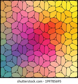 abstract background consisting of geometric shapes