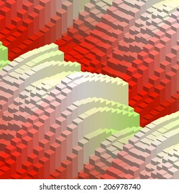 abstract background consisting of geometric shapes