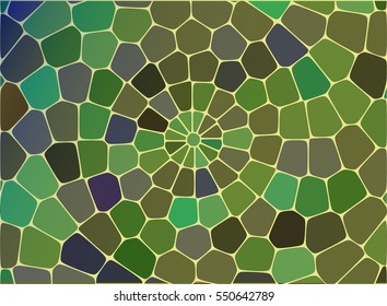abstract background consisting of geometric shapes vector illustration green, brown