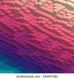 abstract background consisting of geometrical shapes