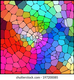 abstract background consisting of geometrical shapes
