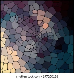 abstract background consisting of geometrical shapes