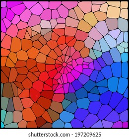 abstract background consisting of geometrical shapes
