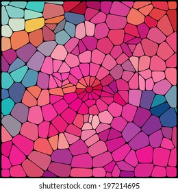 abstract background consisting of geometrical shapes