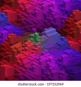 abstract background consisting of geometrical shapes