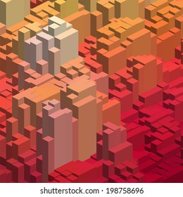 abstract background consisting of geometrical shapes