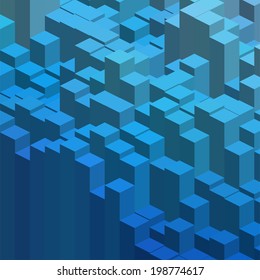 abstract background consisting of geometrical shapes