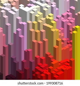 abstract background consisting of geometrical shapes