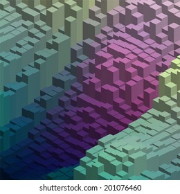 abstract background consisting of geometrical shapes