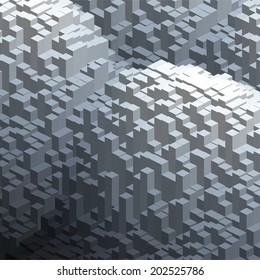 abstract background consisting of geometrical shapes