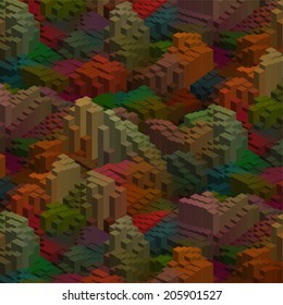 abstract background consisting of geometrical shapes