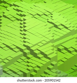 abstract background consisting of geometrical shapes