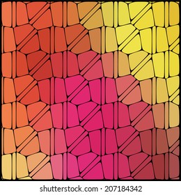 abstract background consisting of geometrical shapes