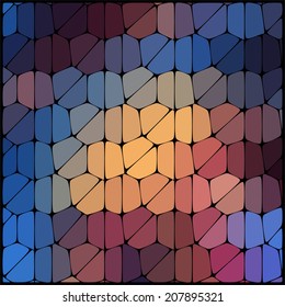 abstract background consisting of geometrical shapes