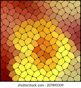 abstract background consisting of geometrical shapes