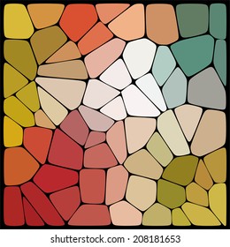 abstract background consisting of geometrical shapes