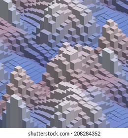 abstract background consisting of geometrical shapes