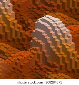 abstract background consisting of geometrical shapes