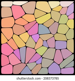 abstract background consisting of geometrical shapes