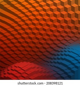 abstract background consisting of geometrical shapes