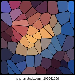 abstract background consisting of geometrical shapes