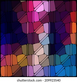 abstract background consisting of geometrical shapes