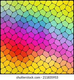 abstract background consisting of geometrical shapes