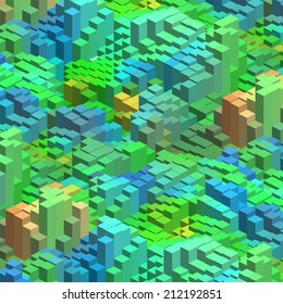 abstract background consisting of geometrical shapes