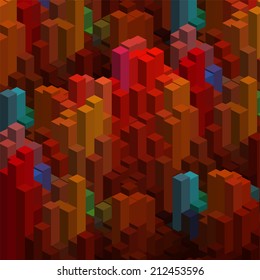 abstract background consisting of geometrical shapes