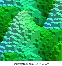 abstract background consisting of geometrical shapes