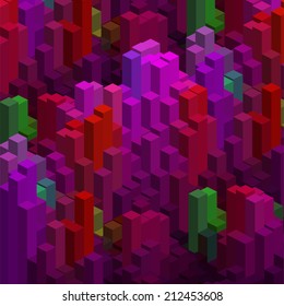 abstract background consisting of geometrical shapes