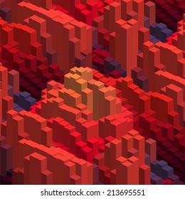 abstract background consisting of geometrical shapes