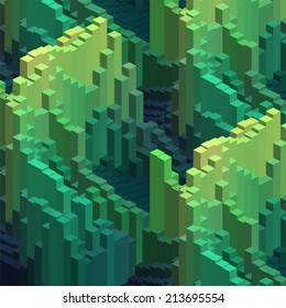 abstract background consisting of geometrical shapes