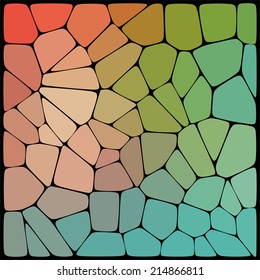 abstract background consisting of geometrical shapes