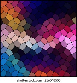 abstract background consisting of geometrical shapes
