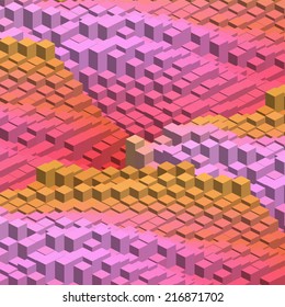 abstract background consisting of geometrical shapes