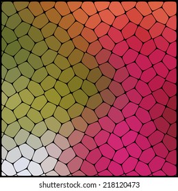 abstract background consisting of geometrical shapes