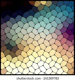 abstract background consisting of geometrical shapes