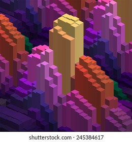 abstract background consisting of geometrical shapes