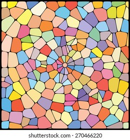 abstract background consisting of of geometrical shapes.