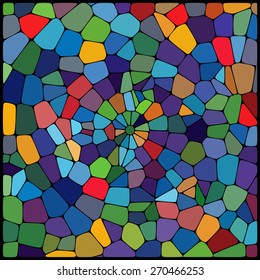 abstract background consisting of of geometrical shapes.
