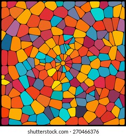 abstract background consisting of of geometrical shapes