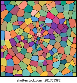 abstract background consisting of of geometrical shapes