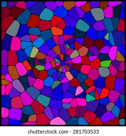 abstract background consisting of of geometrical shapes