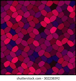 abstract background consisting of of geometrical shapes with thick black borders, vector illustration
