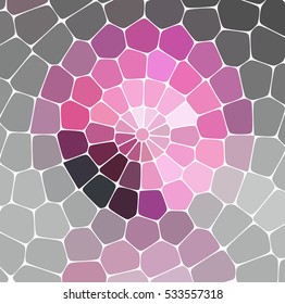 abstract background consisting of geometrical shapes grey and pink color