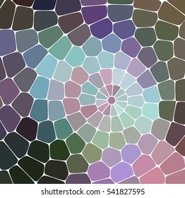 abstract background consisting of green, pink geometrical shapes, vector illustration
